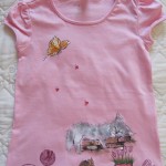 maglietta dipinta gatto