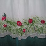 vestito decorato dipinto a mano